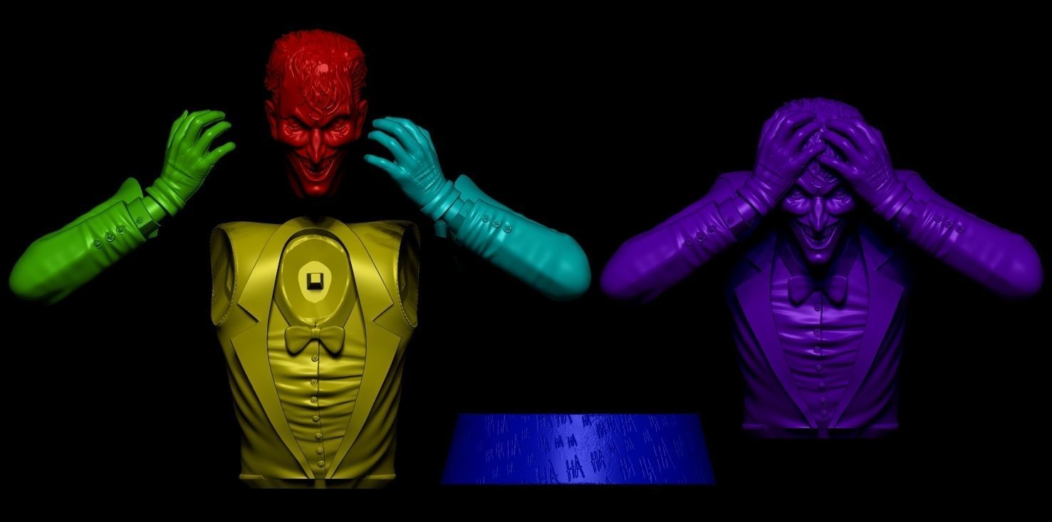 Fanart Joker - Killing Joke - Bust 3D print model_2