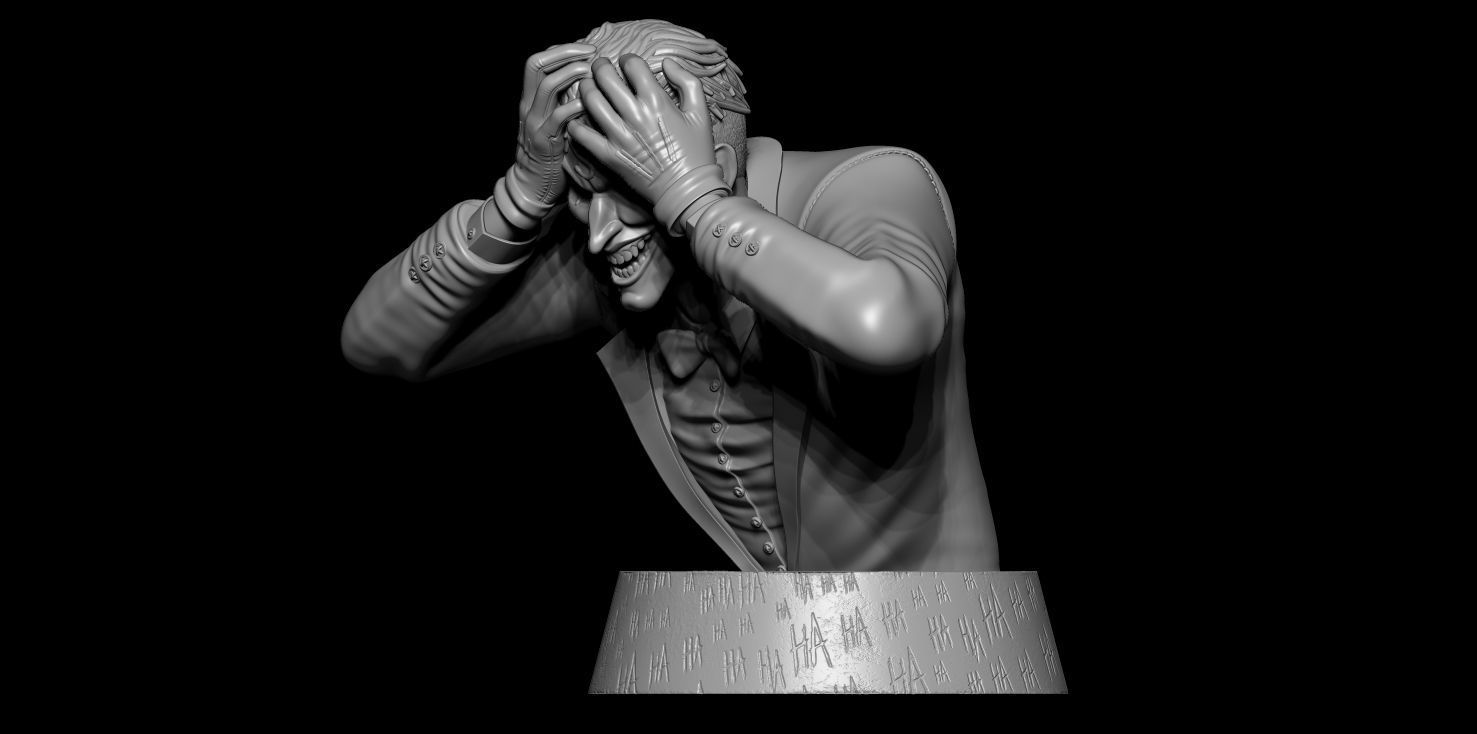 Fanart Joker - Killing Joke - Bust 3D print model_3