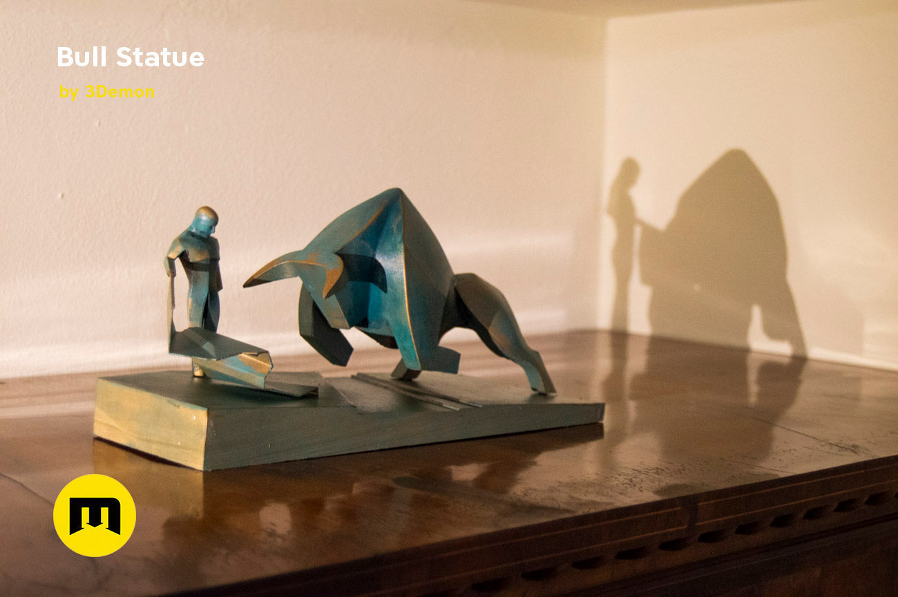 Bull Statue - Dune 3D print model_16