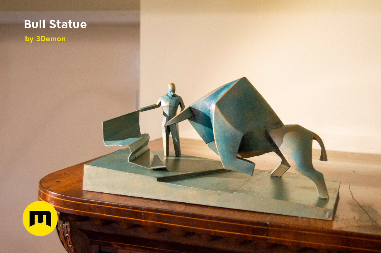 Bull Statue - Dune 3D print model_13