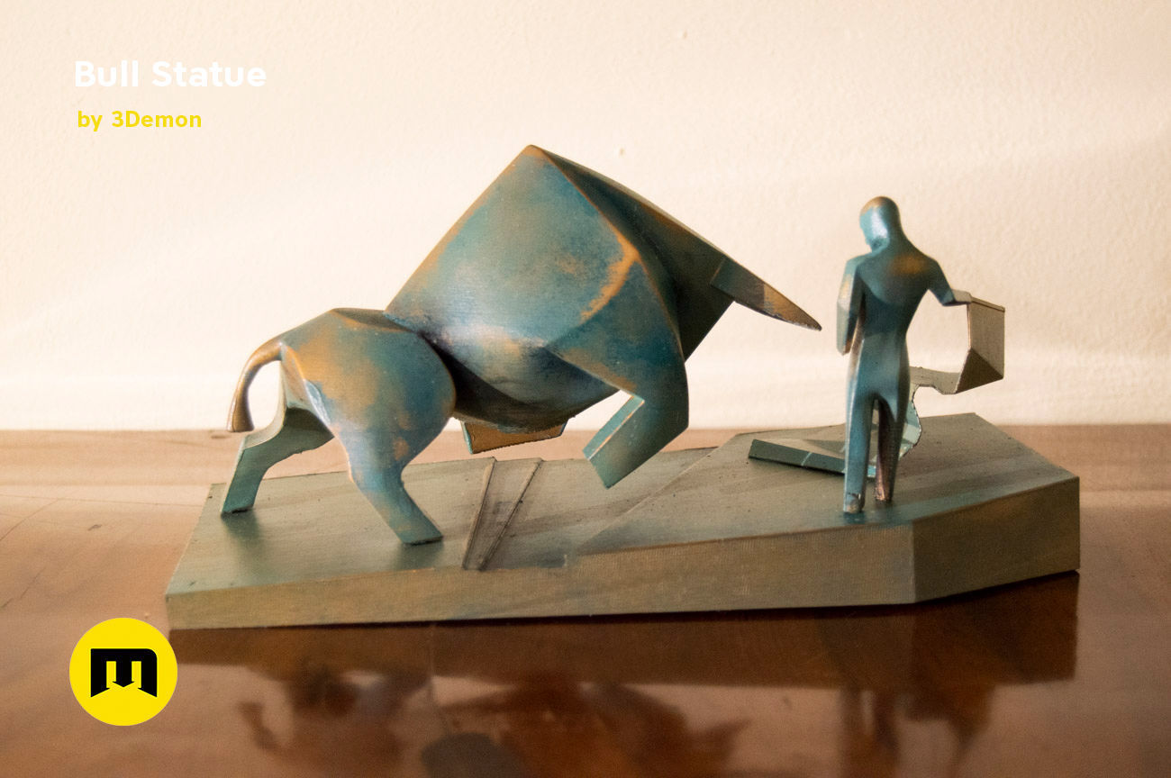 Bull Statue - Dune 3D print model_15