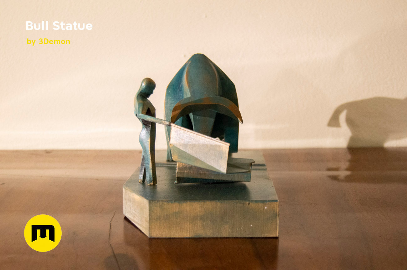 Bull Statue - Dune 3D print model_22