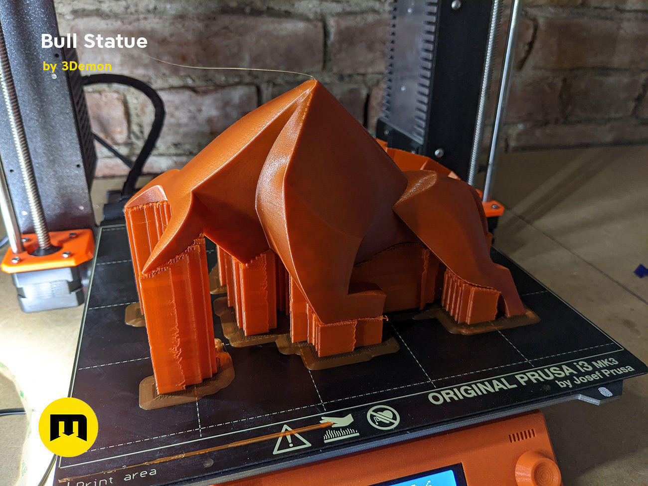 Bull Statue - Dune 3D print model_31