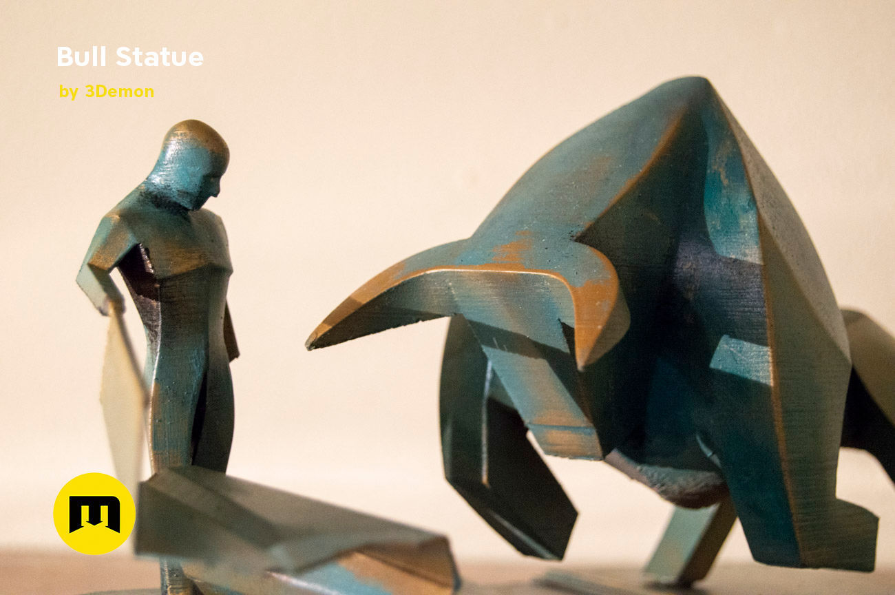 Bull Statue - Dune 3D print model_20