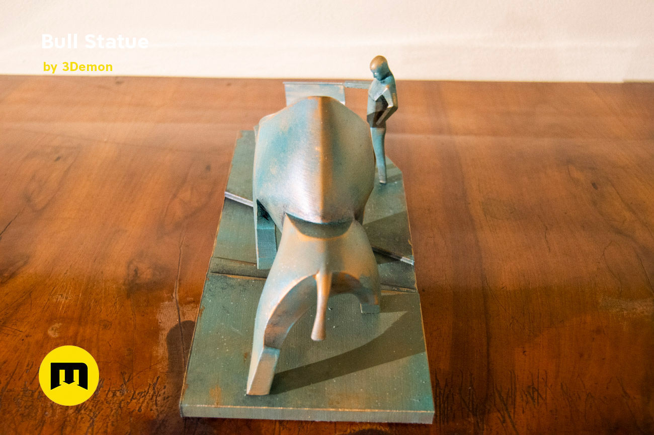 Bull Statue - Dune 3D print model_21