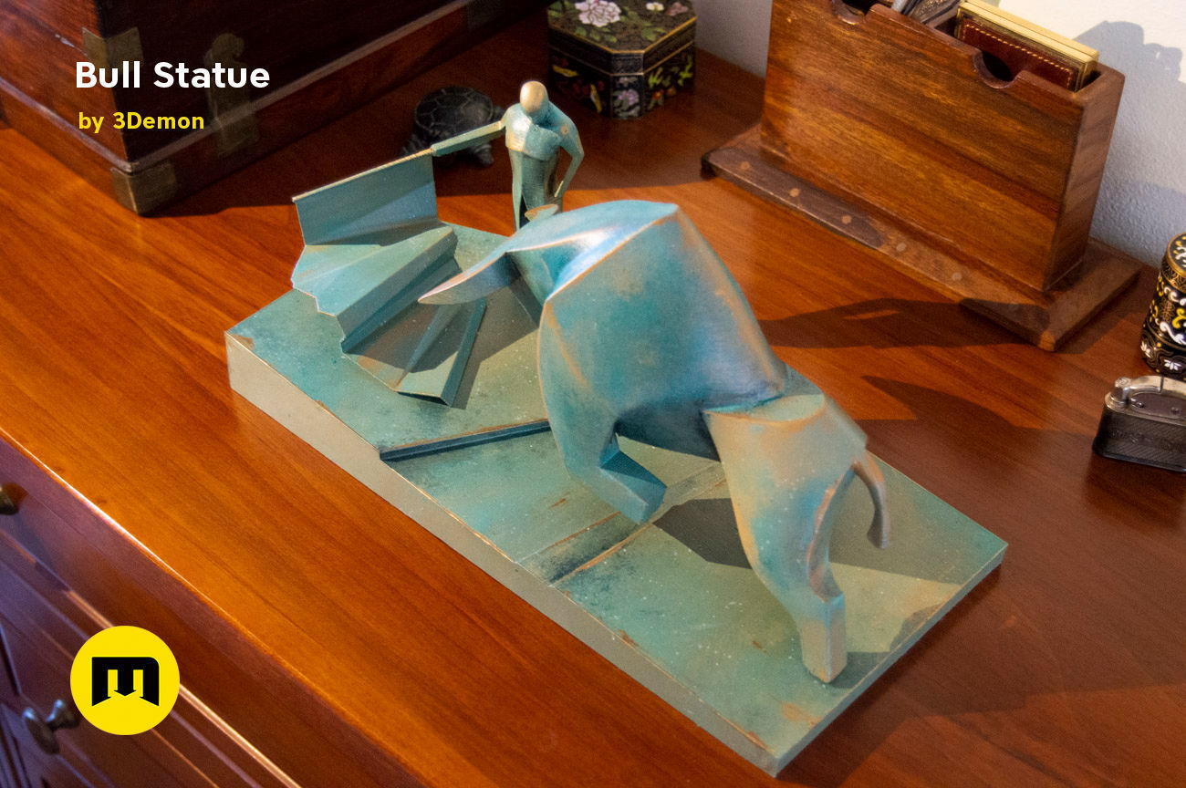 Bull Statue - Dune 3D print model_24