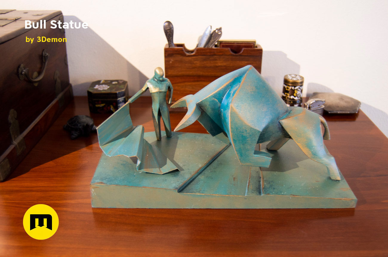 Bull Statue - Dune 3D print model_42