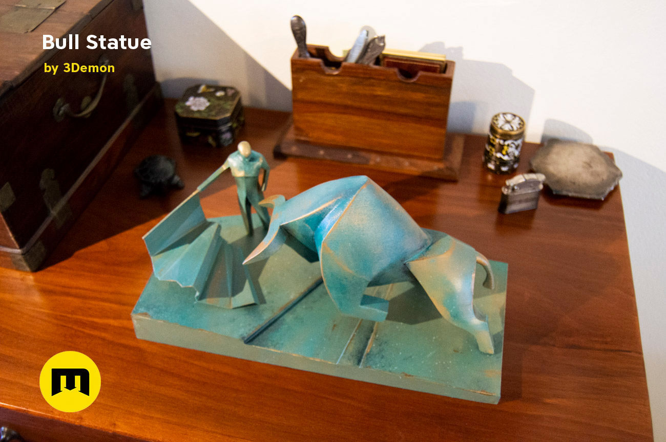 Bull Statue - Dune 3D print model_25