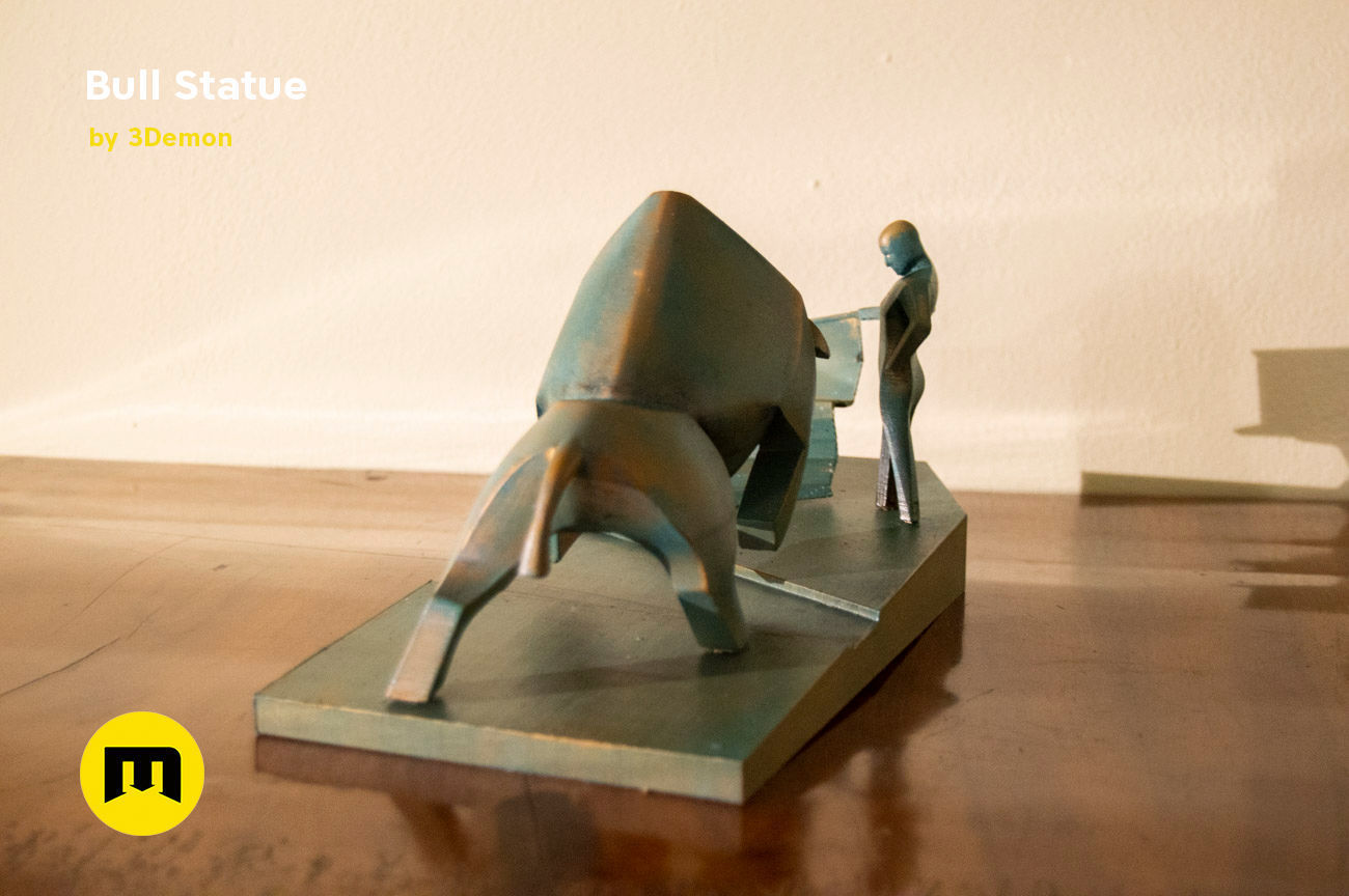 Bull Statue - Dune 3D print model_14