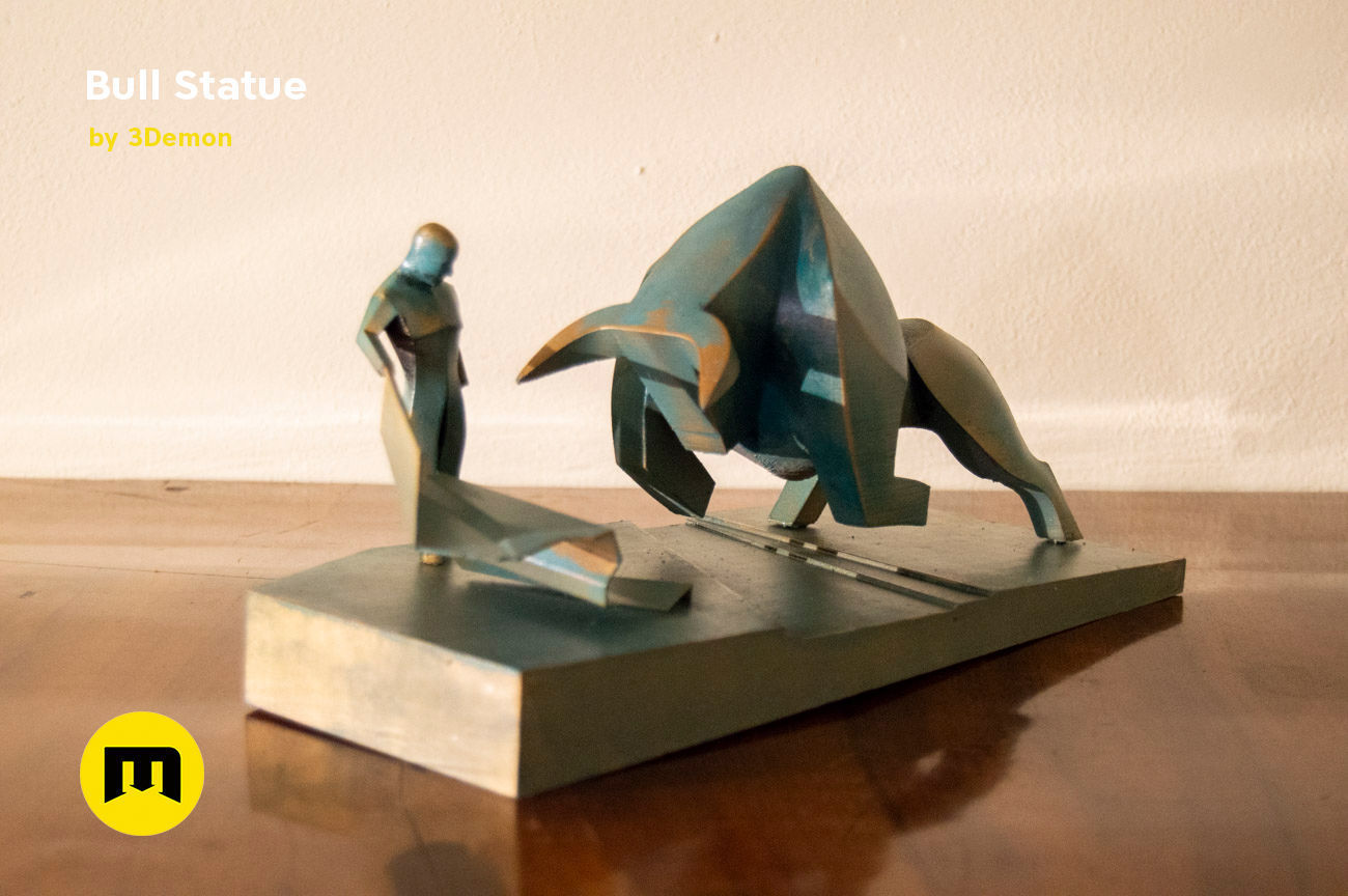 Bull Statue - Dune 3D print model_19
