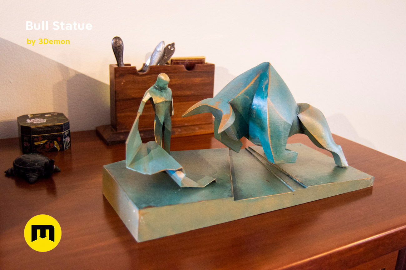 Bull Statue - Dune 3D print model_26