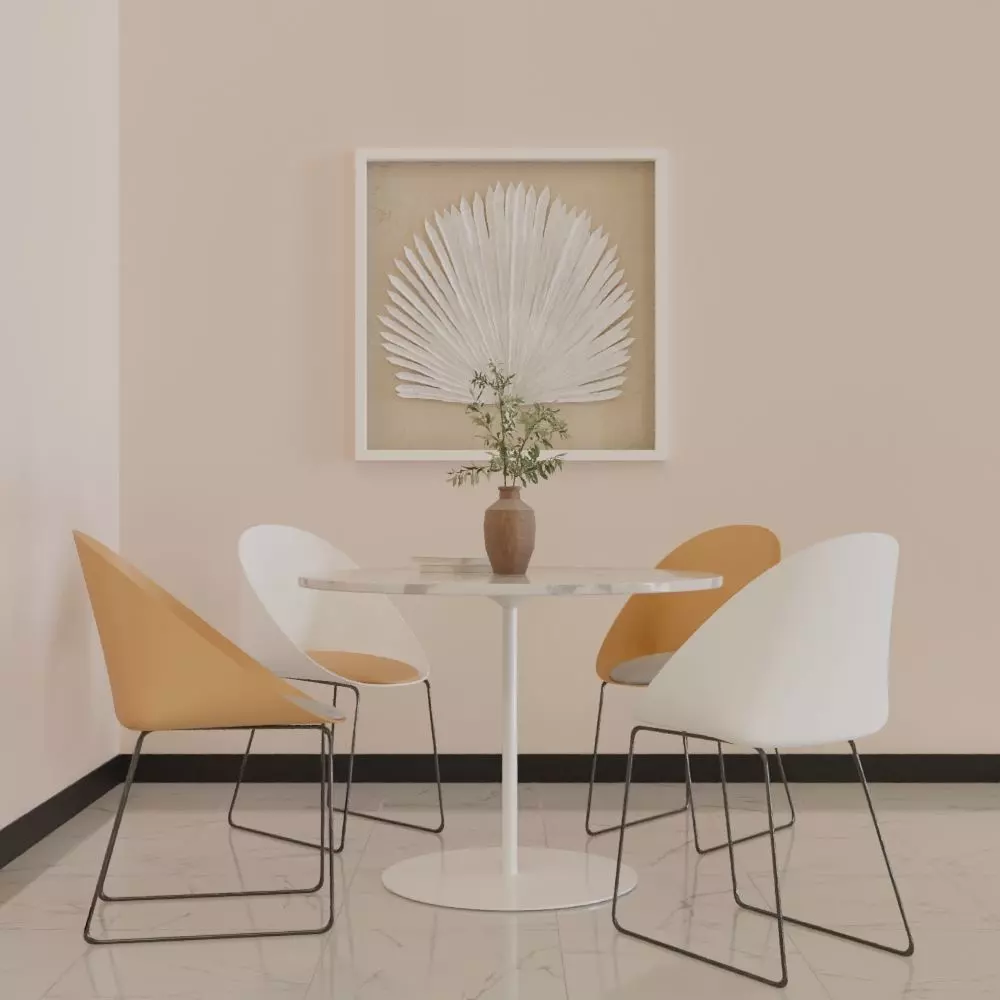 CAFE FURNITURE SET 3D model_0