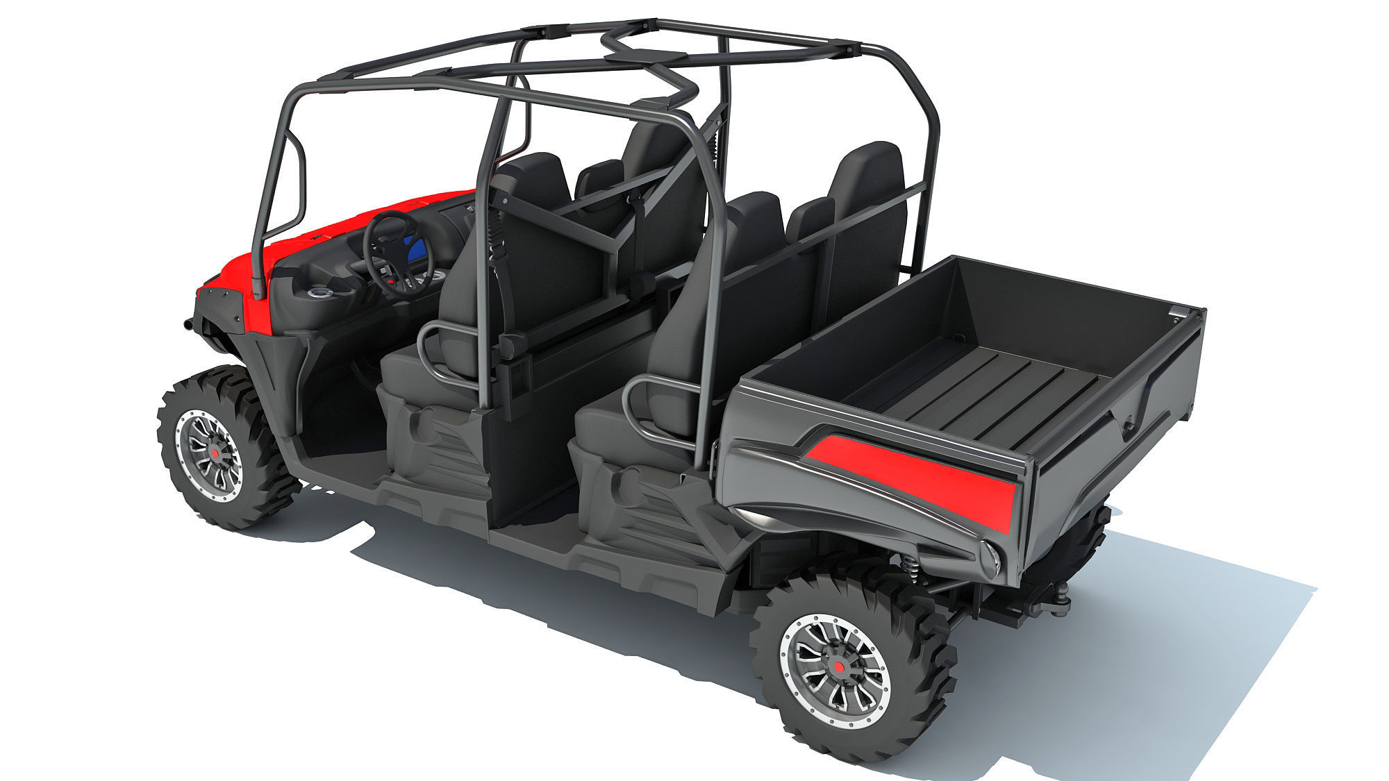 UTV Utility Vehicle 3D model_2