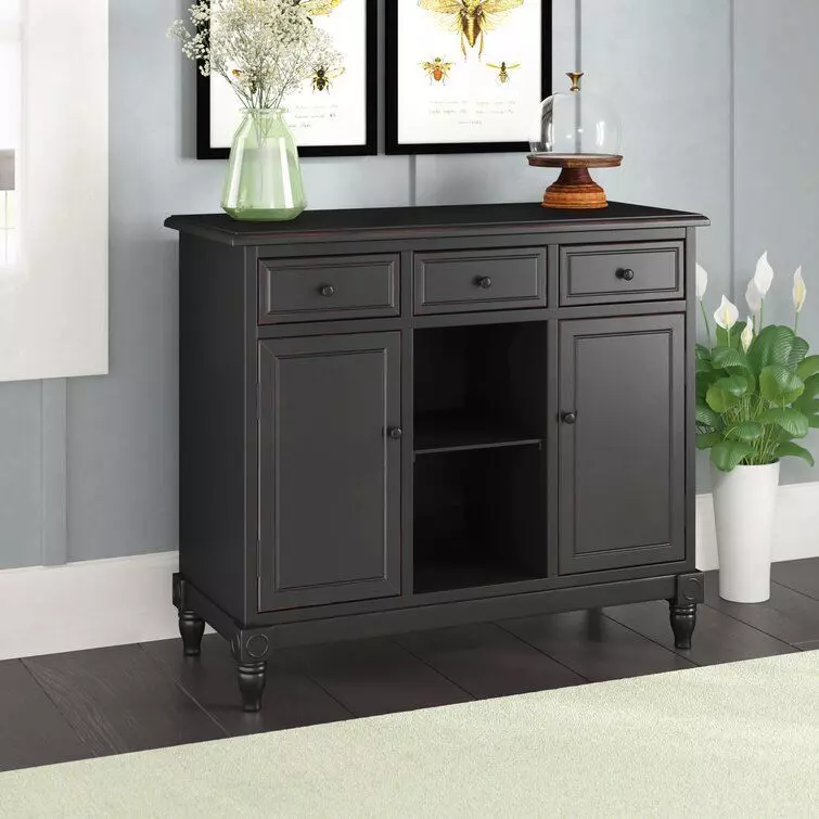 Leonard Wide Drawer Server 3D model_0