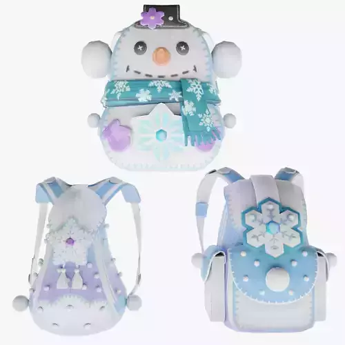 Bag 3x Snowflake Fairy Backpack