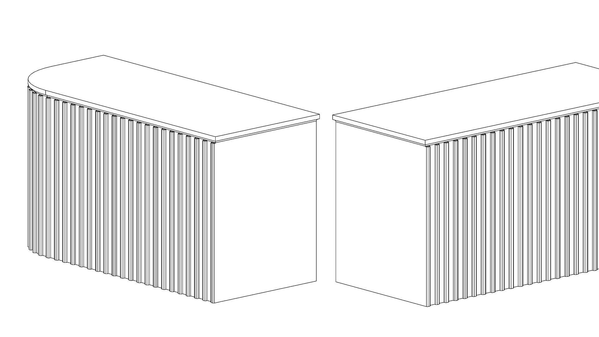Modern and Functional Office Desk Low-poly 3D model_9
