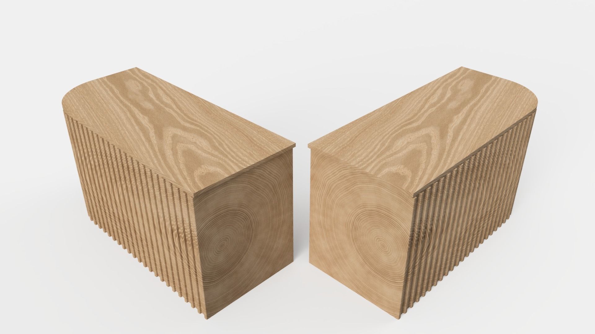 Modern and Functional Office Desk Low-poly 3D model_2