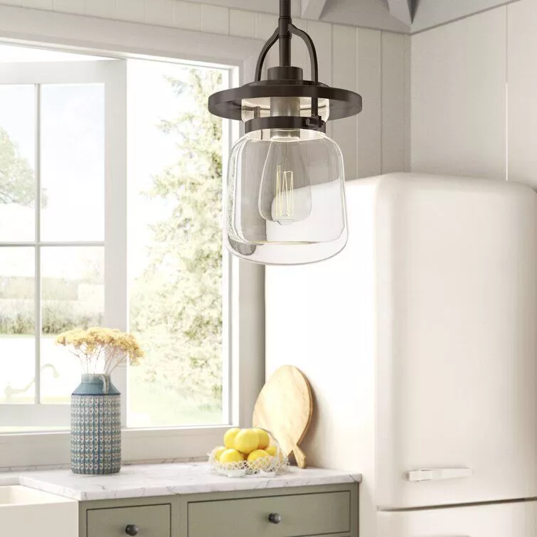 Coburn 1 - Light Single Jar Pendant 3D model