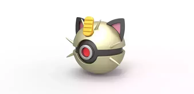 Meowth orb 3D print model