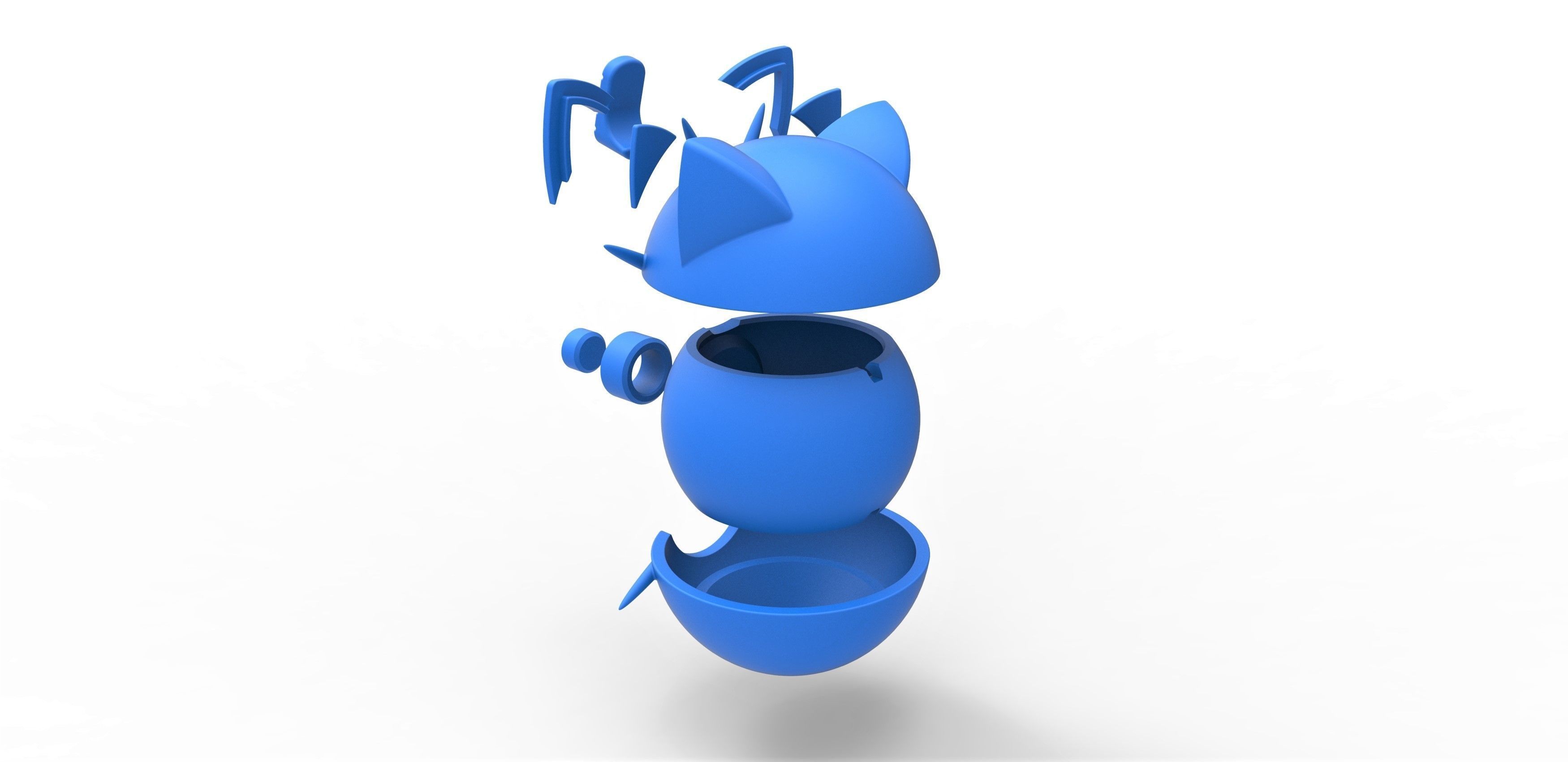 Meowth orb 3D print model_26