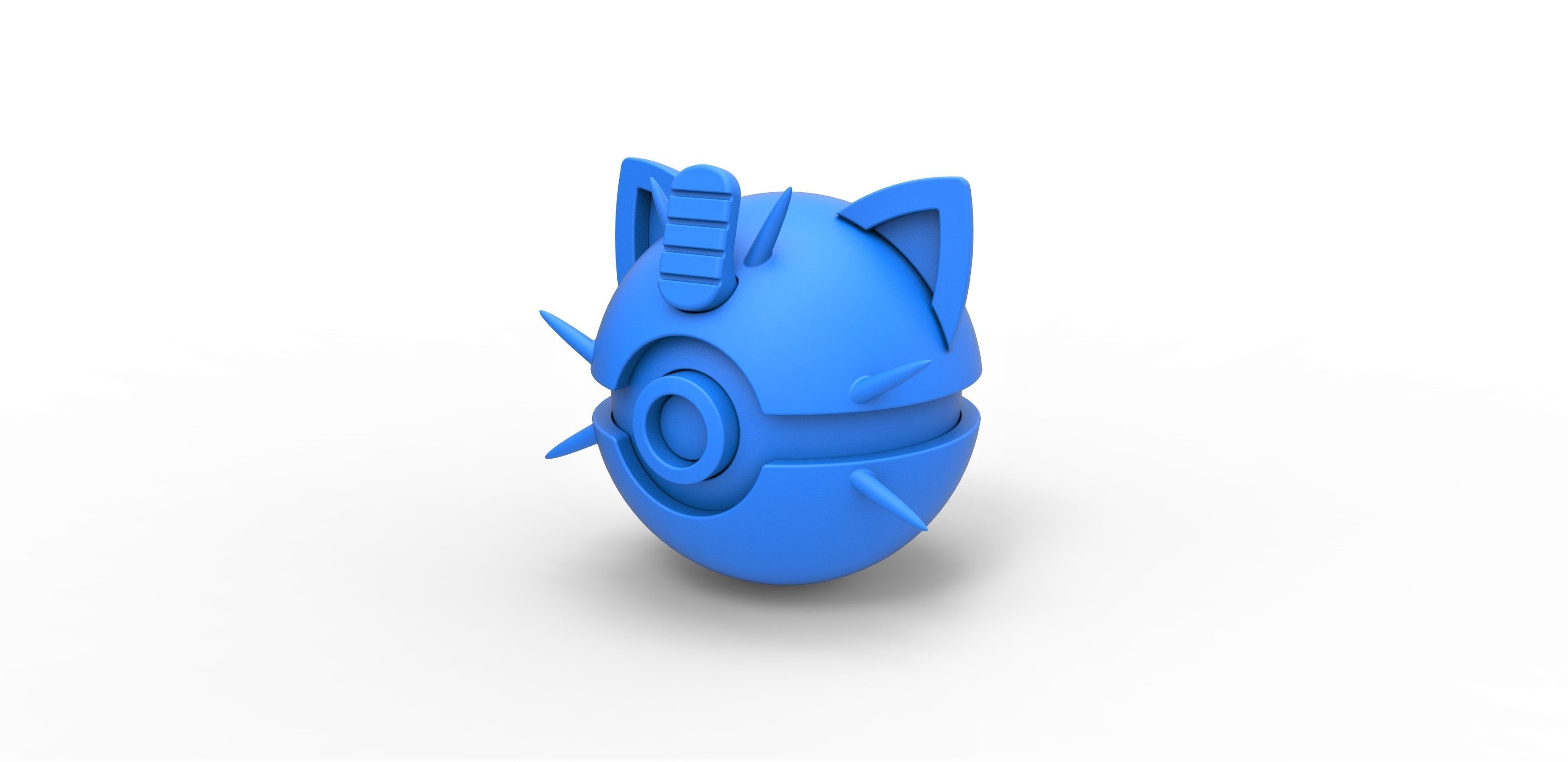 Meowth orb 3D print model_10