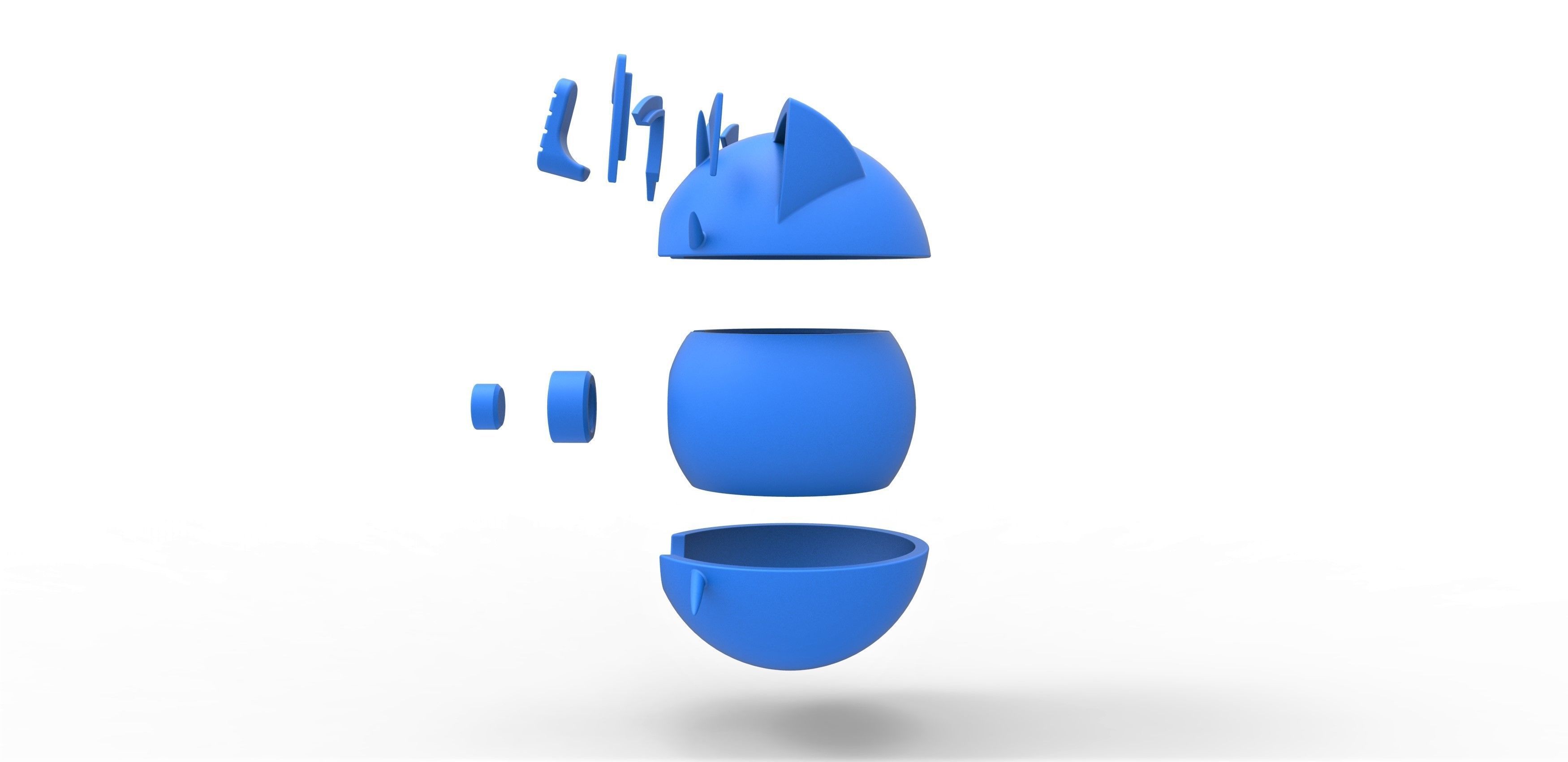 Meowth orb 3D print model_25