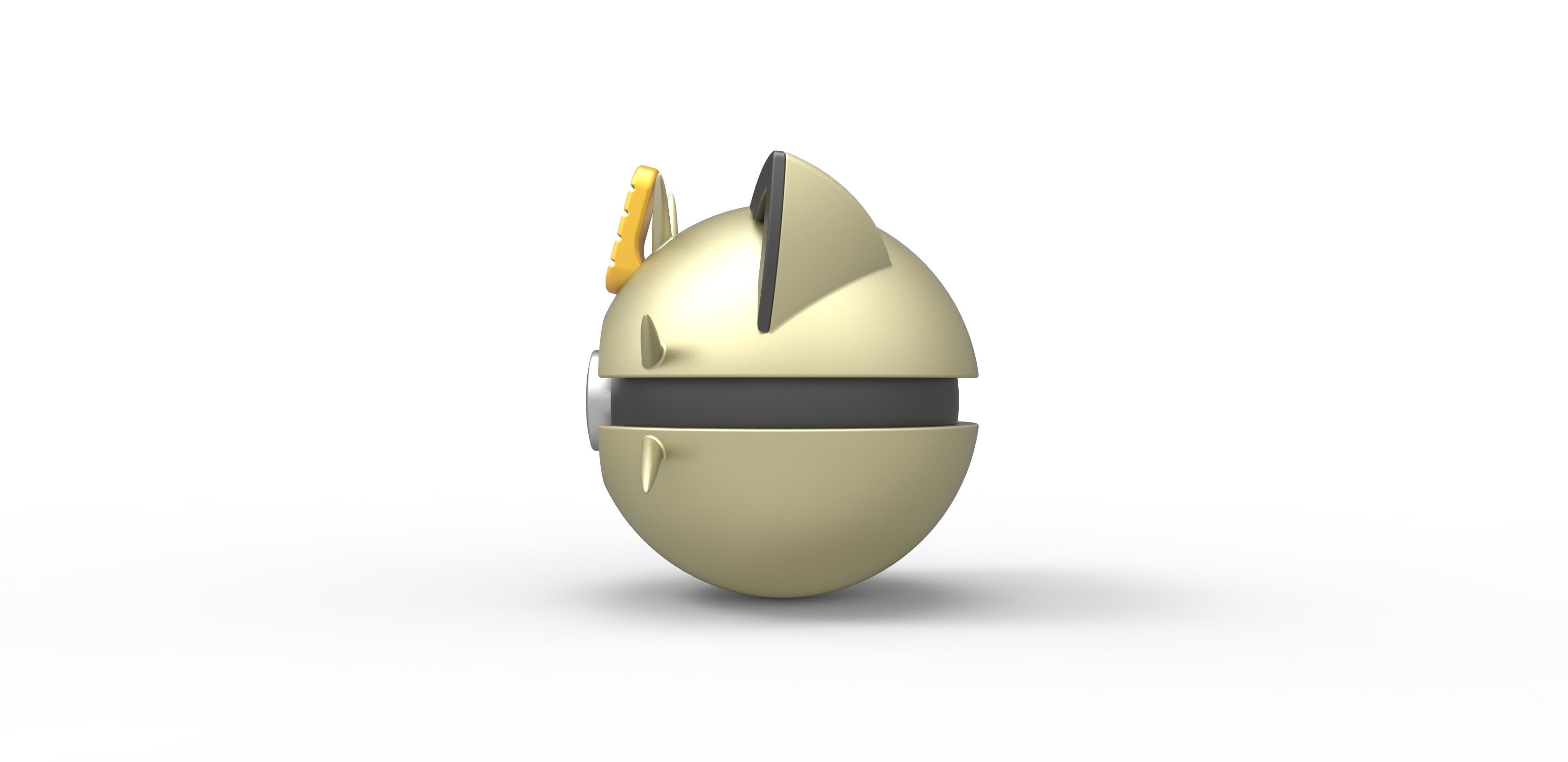 Meowth orb 3D print model_8