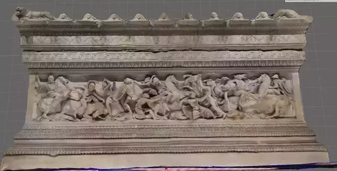 ALEXANDER THE GREAT SARCOPHAGUS 3D 3D print model