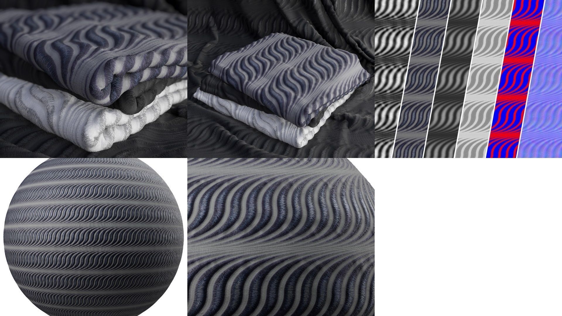 Embroidery - Stitches - NeedleWork - Alpha - Brush - PBR Mats Texture_20