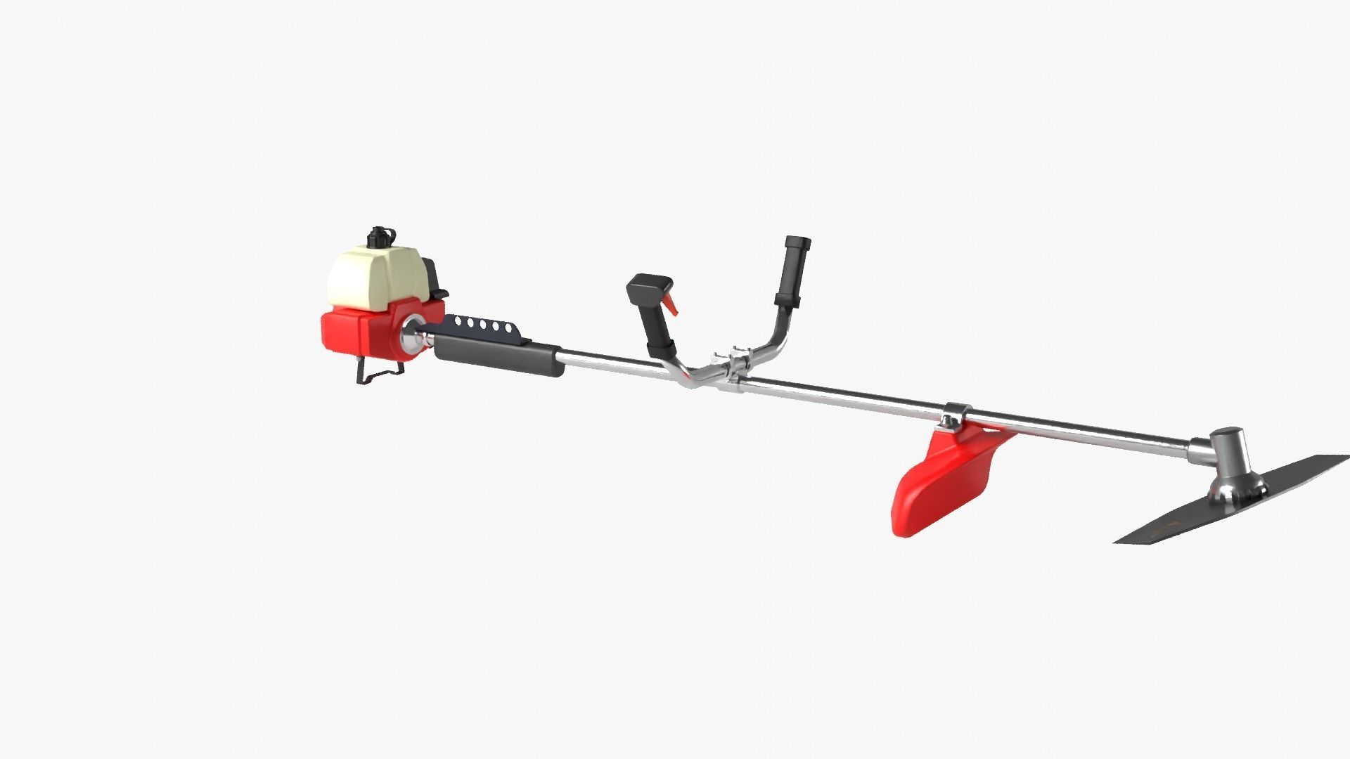 Brush Cutter 3D model_4