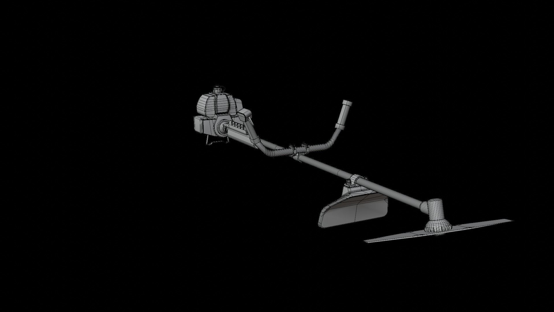 Brush Cutter 3D model_16