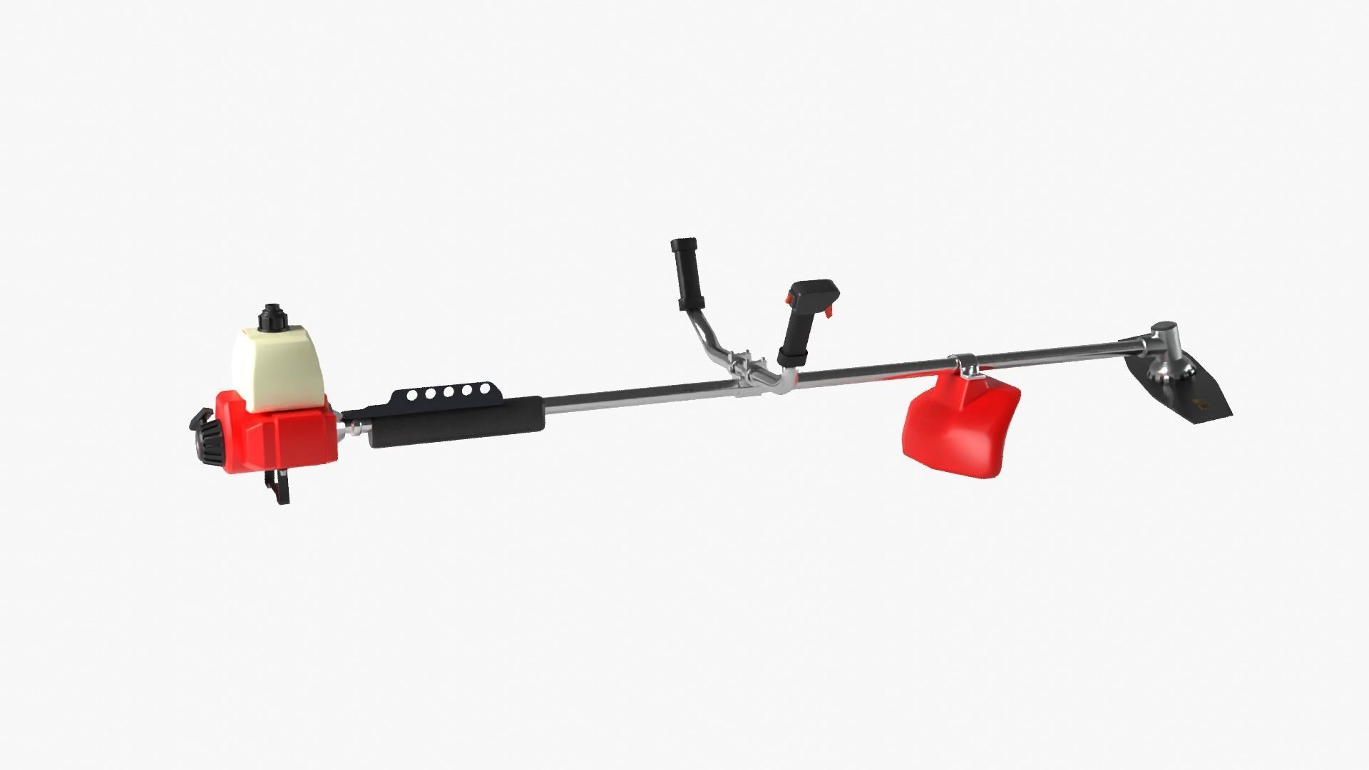 Brush Cutter 3D model_2