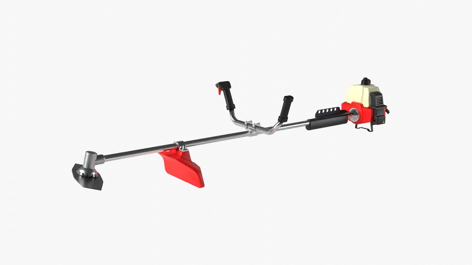 Brush Cutter 3D model_8