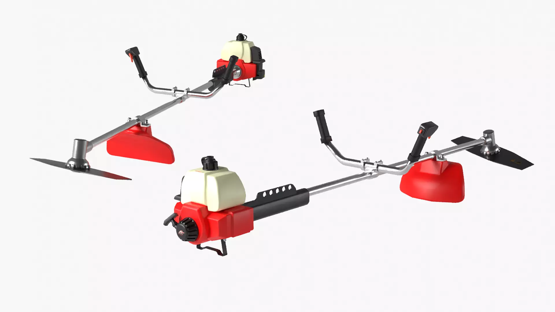 Brush Cutter 3D model_0