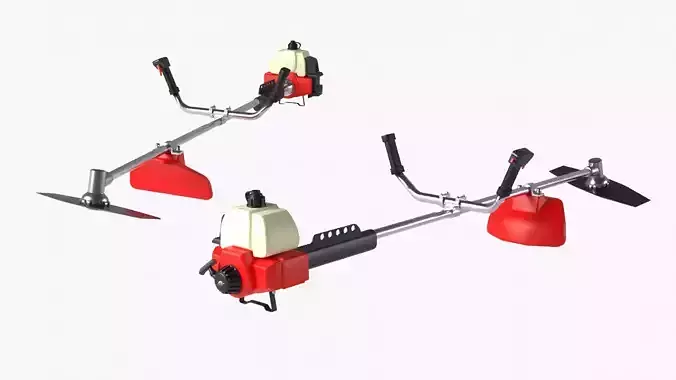 Brush Cutter 3D model