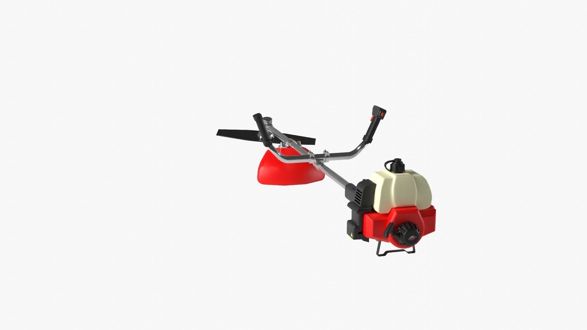 Brush Cutter 3D model_12
