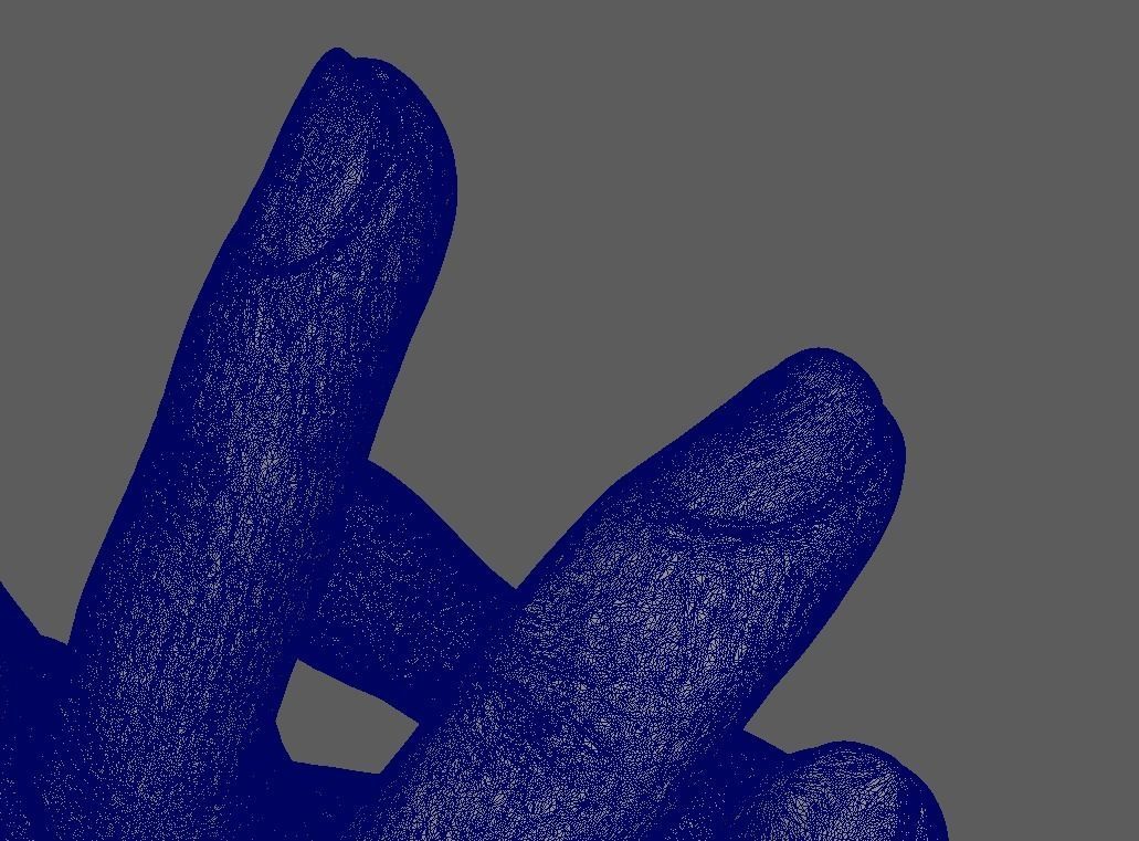 Woman hand art decorative printable sculpt  3D print model_15