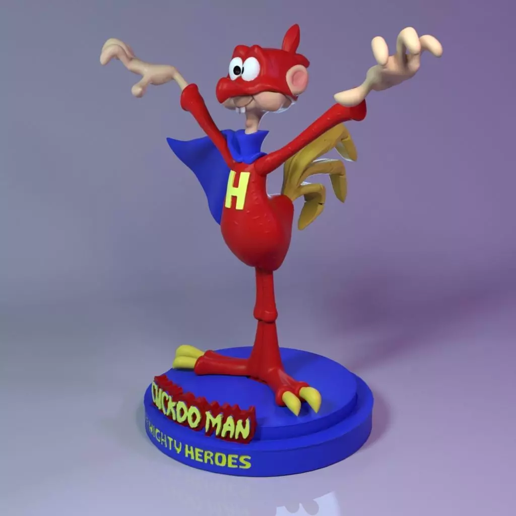 Cuckoo-Man - The Mighty Heroes 3D print model_0