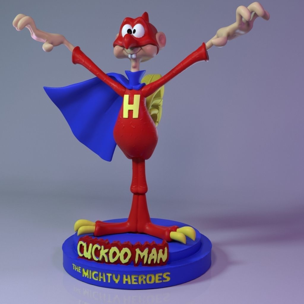 Cuckoo-Man - The Mighty Heroes 3D print model_1