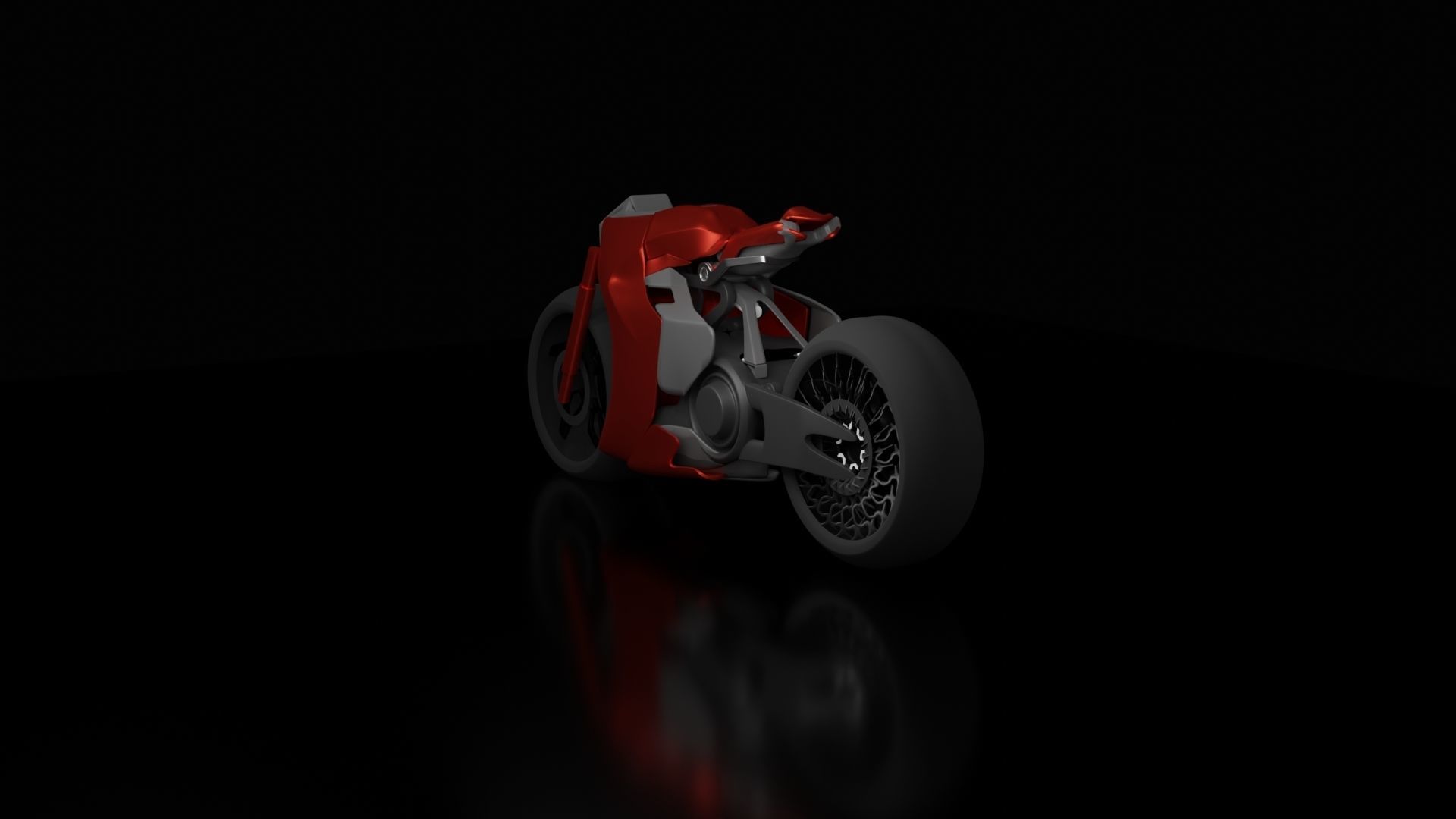 Bike Concept 3D model_2
