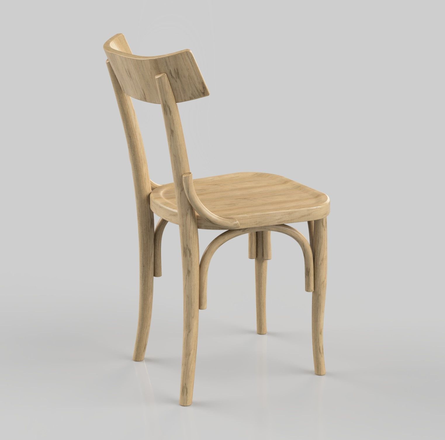 Thonet Chair 3D model_1