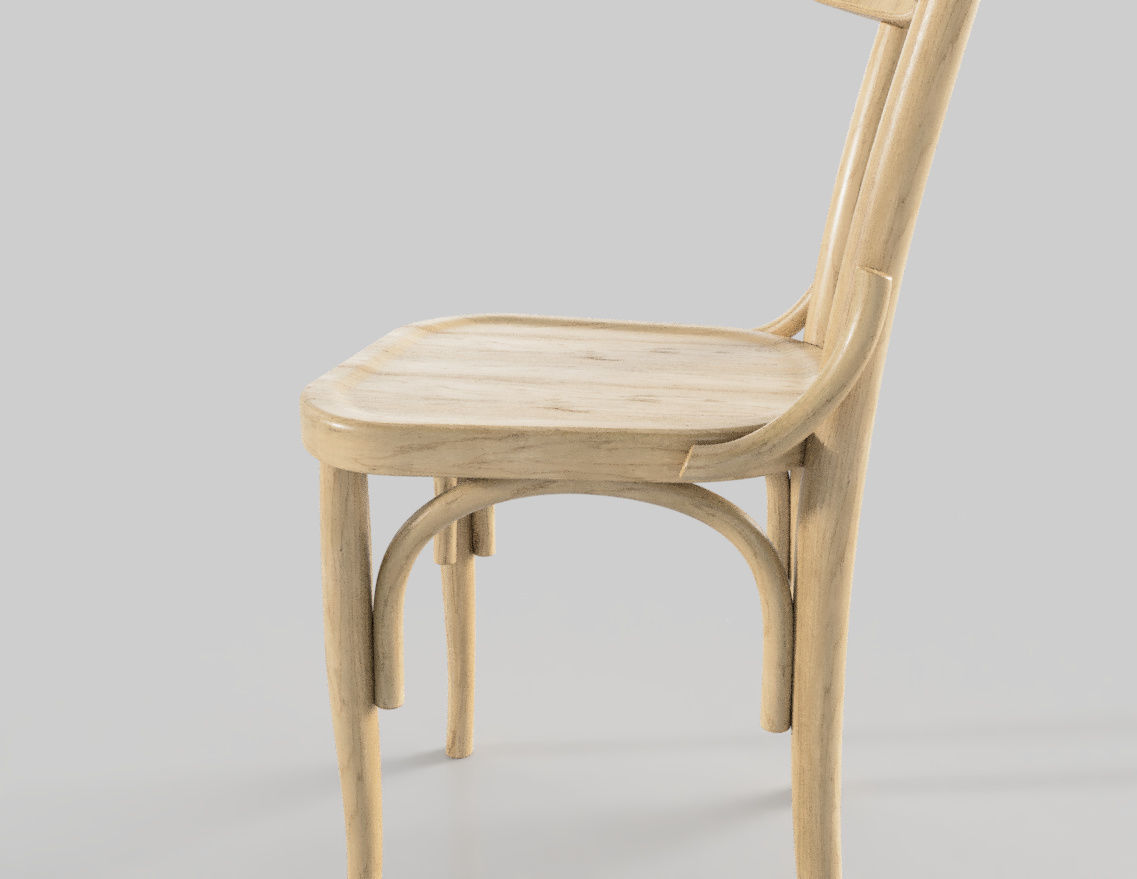 Thonet Chair 3D model_5