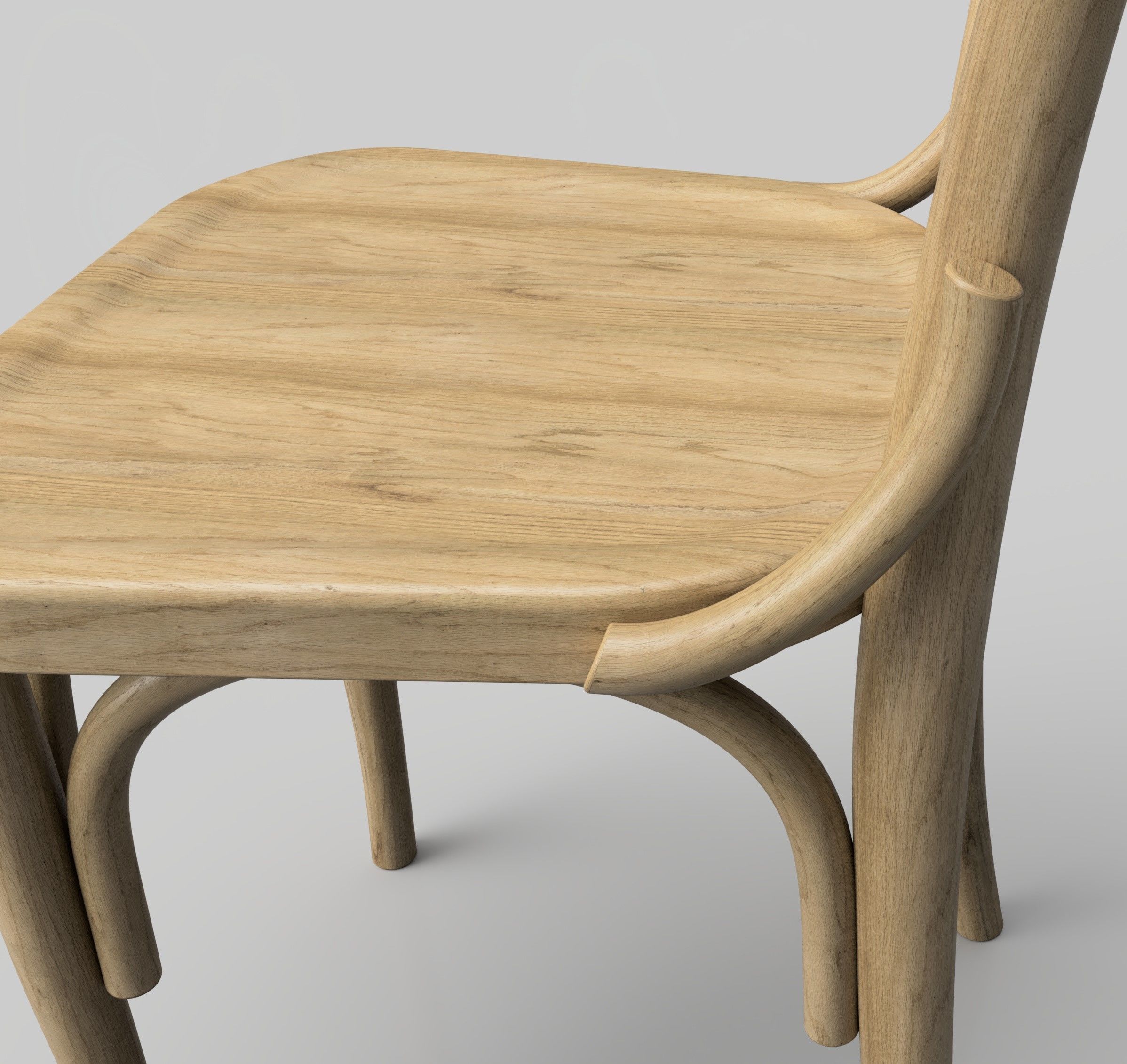 Thonet Chair 3D model_2