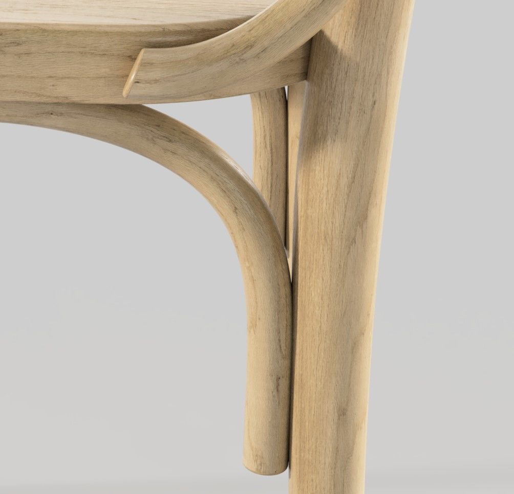 Thonet Chair 3D model_4