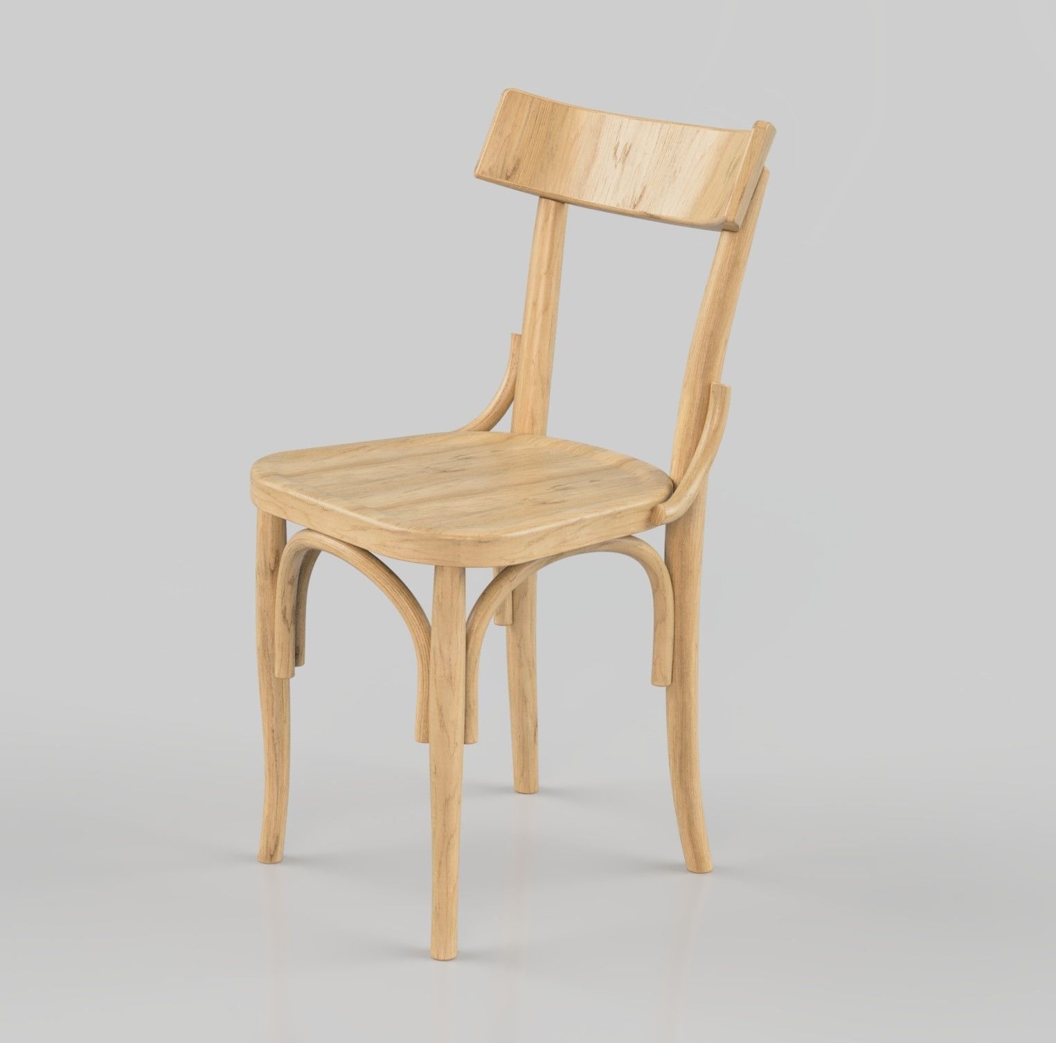 Thonet Chair 3D model_3