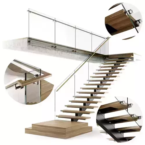 Modern interior stair 06