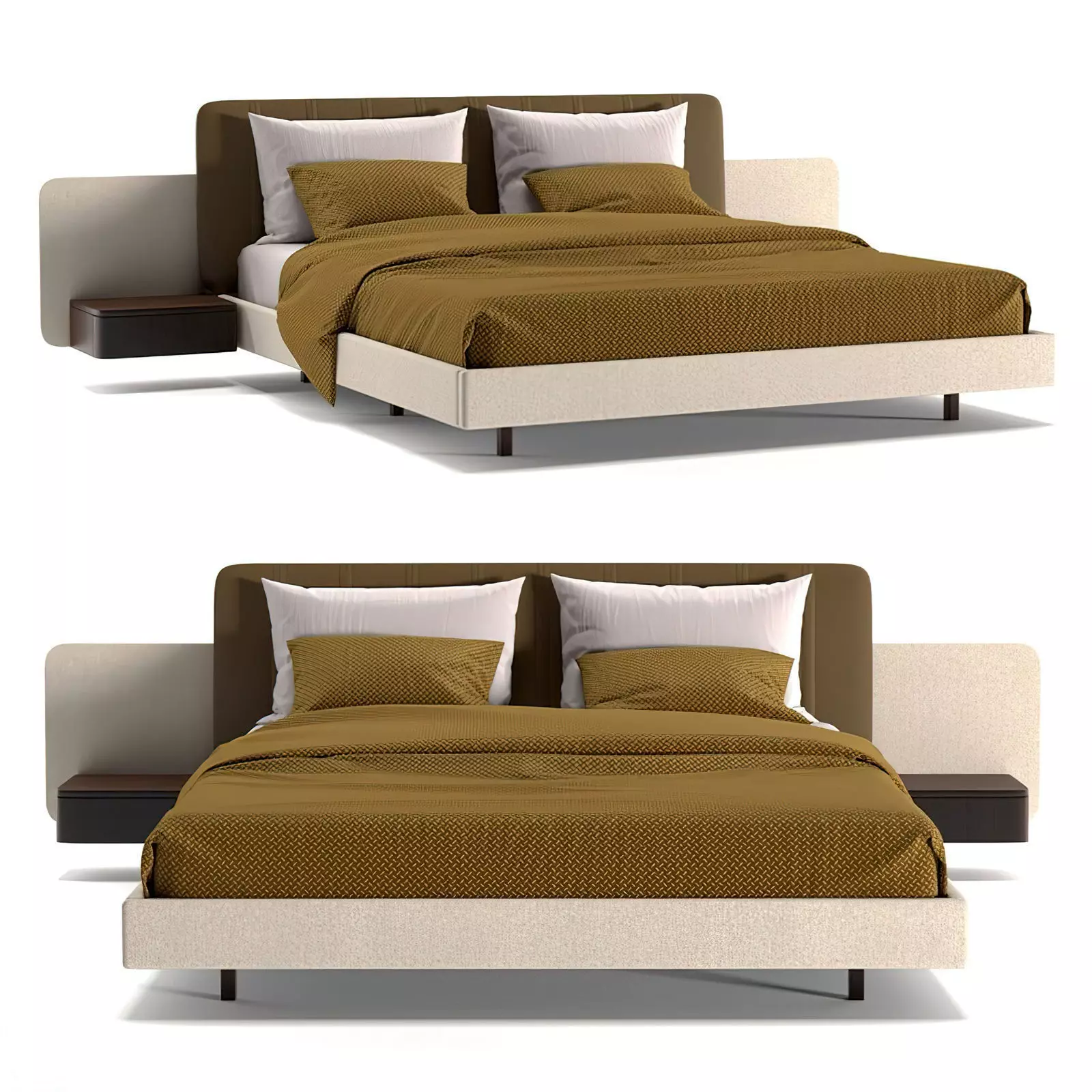 Amanda Bed 3D model