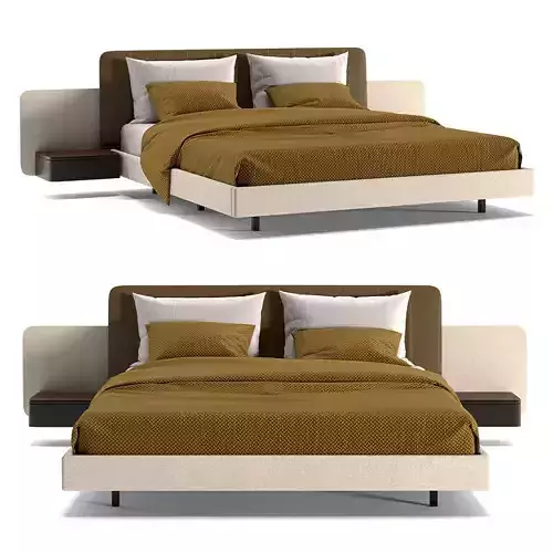 Amanda Bed 3D model
