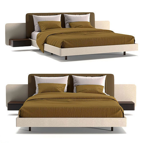 Amanda Bed 3D model