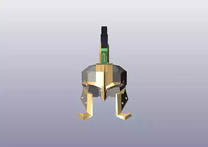 DAIN IRON FOOT HELMET 3D print model